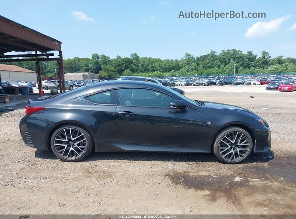 JTHSZ5BC8J5008997 2018 LEXUS RC 350 Black Widok wnętrza z tyłu
