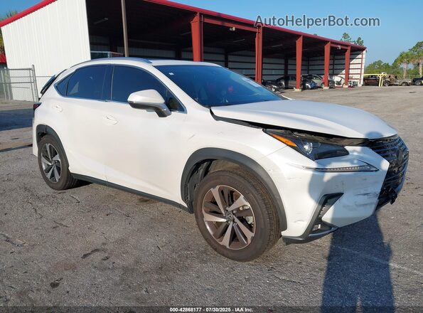 JTJGARBZ3M5020843 2021 LEXUS NX 300 Белый Передняя правая четверть