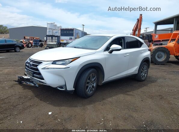 JTJYWRBZ5G2009905 2016 LEXUS NX 300H White Передня ліва чверть