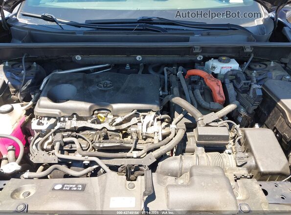 JTMEWRFV9KJ005481 2019 TOYOTA RAV4 HYBRID Dark Blue Вид сзади