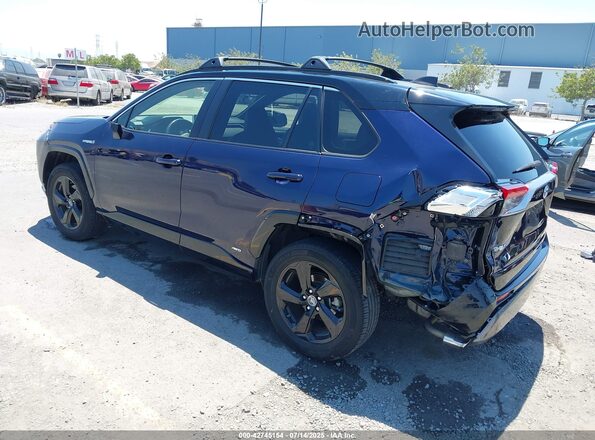 JTMEWRFV9KJ005481 2019 TOYOTA RAV4 HYBRID Dark Blue Задняя левая четверть
