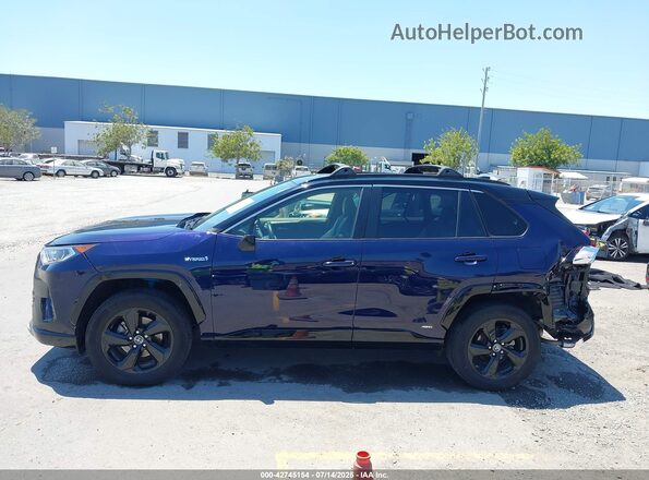 JTMEWRFV9KJ005481 2019 TOYOTA RAV4 HYBRID Dark Blue Панорамный вид салона 360°