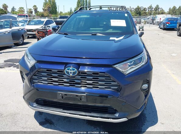 JTMEWRFV9KJ005481 2019 TOYOTA RAV4 HYBRID Dark Blue Вид щитка приборов