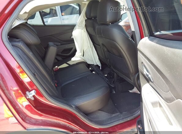 KL4CJASB2MB323551 2021 BUICK ENCORE Burgundy Vista de la etiqueta del VIN
