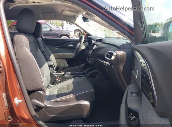 KL79MRSL6MB109092 2021 CHEVROLET TRAILBLAZER Orange Front interior view