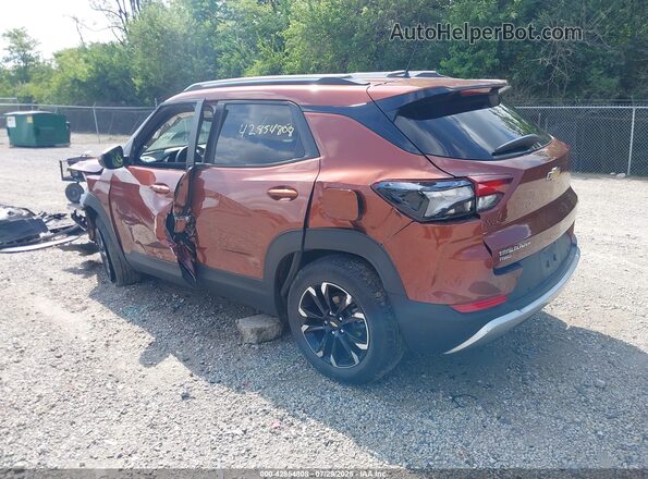 KL79MRSL6MB109092 2021 CHEVROLET TRAILBLAZER Orange Rear left
