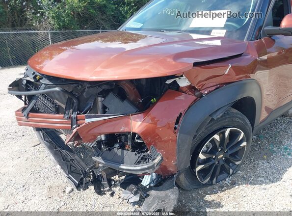 KL79MRSL6MB109092 2021 CHEVROLET TRAILBLAZER Orange Front view