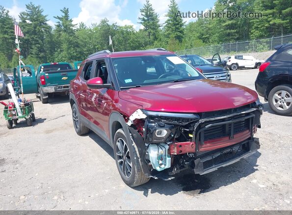 KL79MRSL7SB072048 2025 CHEVROLET TRAILBLAZER Red Instrument cluster view