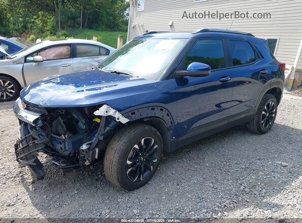 KL79MRSL8NB136067 2022 CHEVROLET TRAILBLAZER Navy Передняя левая четверть