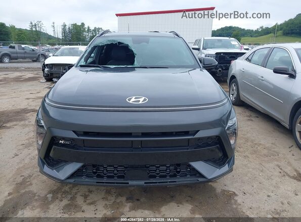 KM8HACA37RU031788 2024 HYUNDAI KONA Gray Instrument cluster view