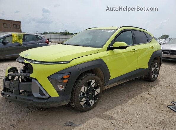 KM8HCCAB6RU064718 2024 HYUNDAI KONA Пожар Передняя левая четверть