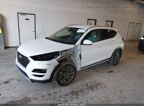 KM8J3CAL4MU314623 2021 HYUNDAI TUCSON White Przód lewy