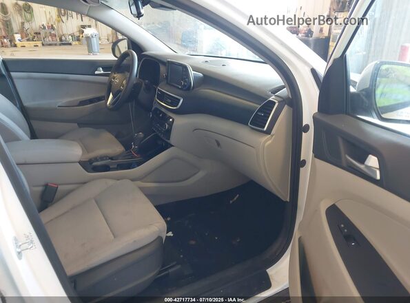 KM8J3CAL4MU314623 2021 HYUNDAI TUCSON White Widok wnętrza z przodu