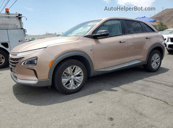KM8J74A67MU014787 2021 HYUNDAI NEXO Коричневый Передняя левая четверть