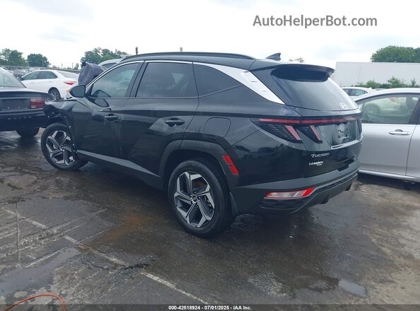 KM8JFCA15PU091373 2023 HYUNDAI TUCSON HYBRID Черный Задняя левая четверть
