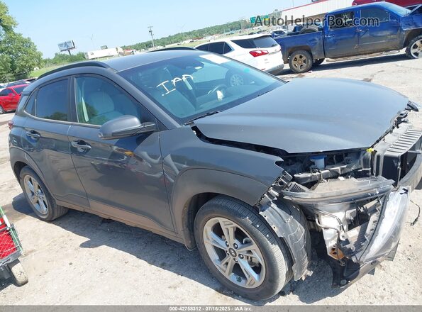 KM8K62AB8PU028453 2023 HYUNDAI KONA Gray Vista interior trasera