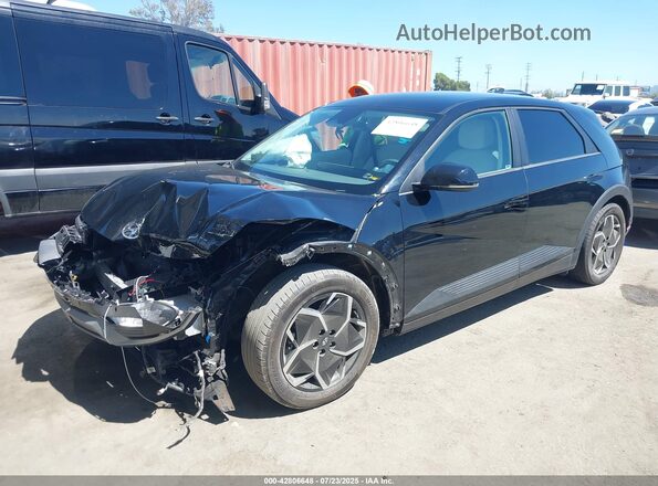 KM8KNDAF6PU152108 2023 HYUNDAI IONIQ 5 Черный Передняя левая четверть
