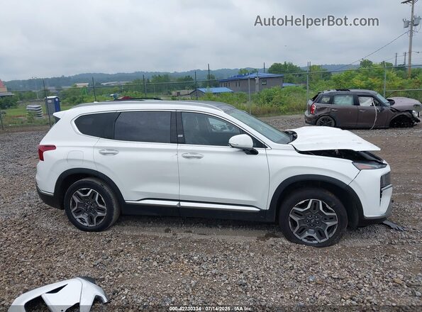 KM8S7DA2XPU097556 2023 HYUNDAI SANTA FE PLUG-IN HYBRID White უკანა სალონის ხედი