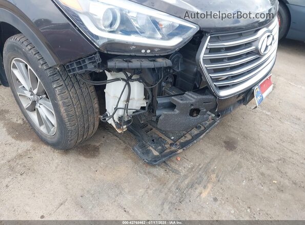 KM8SMDHFXJU276995 2018 HYUNDAI SANTA FE Черный Вид спереди