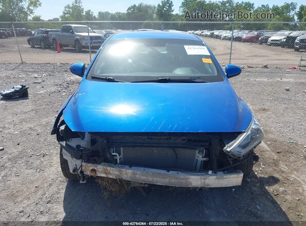 KMHC65LCXJU072814 2018 HYUNDAI IONIQ HYBRID Blue Rear interior view