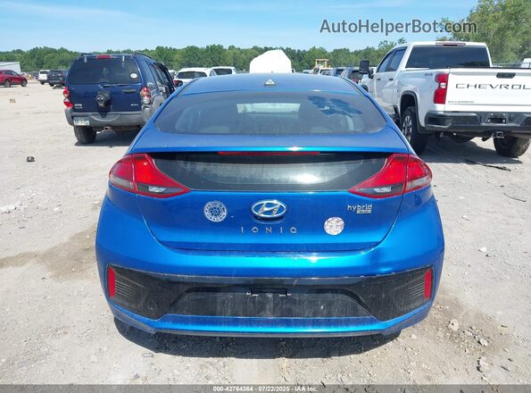 KMHC65LCXJU072814 2018 HYUNDAI IONIQ HYBRID Blue 