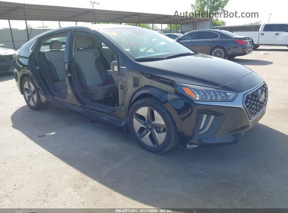 KMHC85LC9LU212929 2020 HYUNDAI IONIQ HYBRID Black Przód prawy