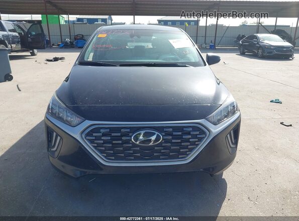KMHC85LC9LU212929 2020 HYUNDAI IONIQ HYBRID Black Widok wnętrza z tyłu