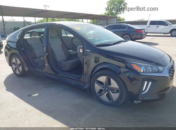 KMHC85LC9LU212929 2020 HYUNDAI IONIQ HYBRID Black Widok z przodu