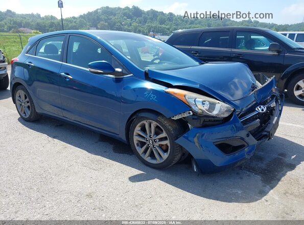 KMHD35LH4GU316135 2016 HYUNDAI ELANTRA GT Blue Front right