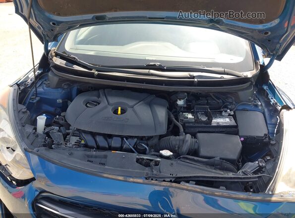 KMHD35LH4GU316135 2016 HYUNDAI ELANTRA GT Blue Rear view