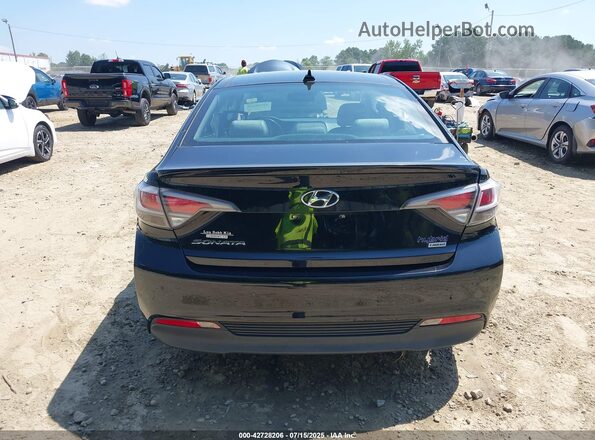 KMHE34L16GA008452 2016 HYUNDAI SONATA HYBRID Black 