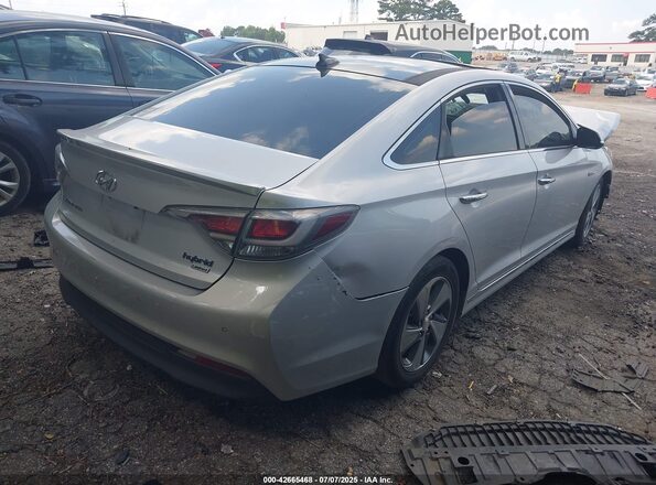 KMHE34L16GA020777 2016 HYUNDAI SONATA Silver Rear right