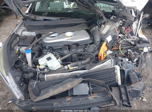 KMHE34L16GA020777 2016 HYUNDAI SONATA Silver Rear view