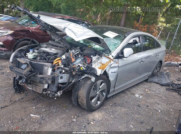 KMHE34L16GA020777 2016 HYUNDAI SONATA Silver Front left