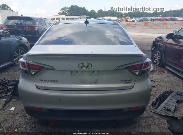 KMHE34L16GA020777 2016 HYUNDAI SONATA Silver 
