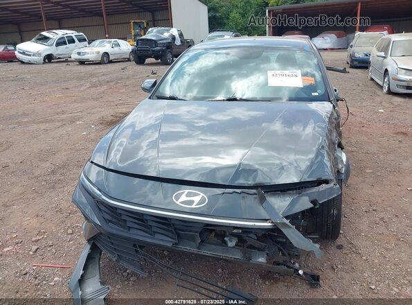 KMHLM4DJ5RU104075 2024 HYUNDAI ELANTRA HYBRID Gray Widok zestawu wskaźników