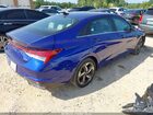 2023 Hyundai Elantra Hybrid Limited Синий vin: KMHLN4AJ5PU040957