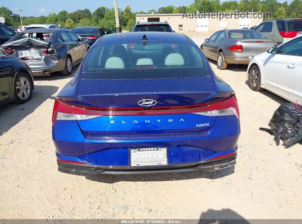 KMHLN4AJ5PU040957 2023 HYUNDAI ELANTRA HYBRID Синий 