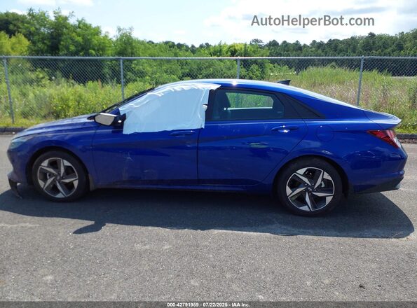 KMHLS4AG5PU599003 2023 HYUNDAI ELANTRA Dark Blue 