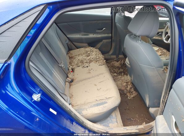 KMHLS4AG5PU599003 2023 HYUNDAI ELANTRA Dark Blue Widok naklejki z numerem VIN
