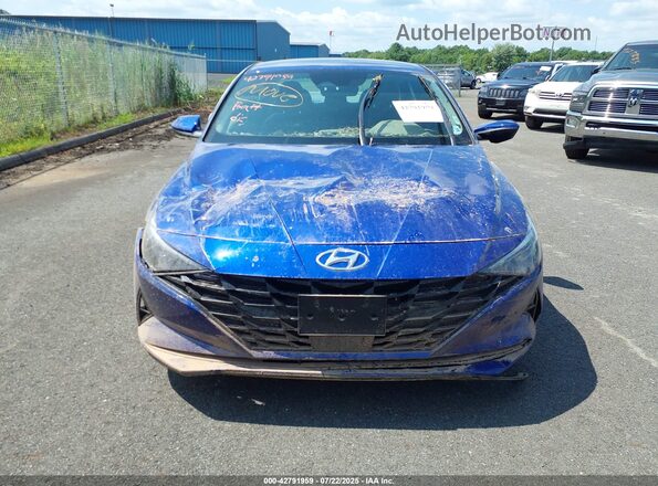 KMHLS4AG5PU599003 2023 HYUNDAI ELANTRA Dark Blue Widok wnętrza 360 stopni