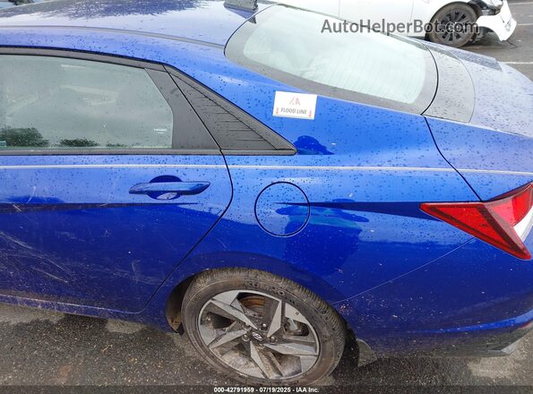 KMHLS4AG5PU599003 2023 HYUNDAI ELANTRA Dark Blue Widok z przodu