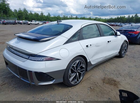 KMHM34AC3PA045667 2023 HYUNDAI IONIQ 6 White Rear right
