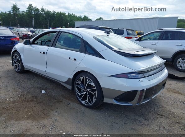 KMHM34AC3PA045667 2023 HYUNDAI IONIQ 6 White Rear left