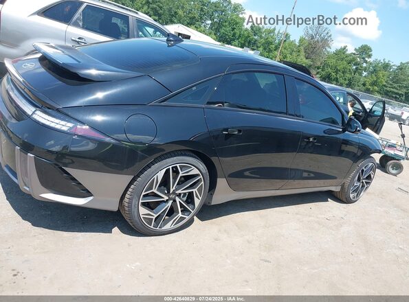 KMHM54AC9SA093905 2025 HYUNDAI IONIQ 6 Black სალონის 360-გრადუსიანი ხედი