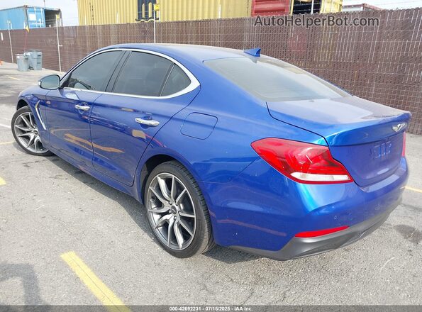 KMTG44LA1LU065355 2020 GENESIS G70 Blue Tył lewy