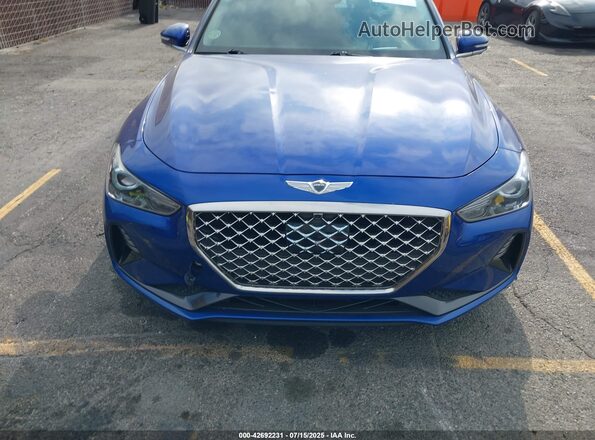 KMTG44LA1LU065355 2020 GENESIS G70 Blue Widok zestawu wskaźników