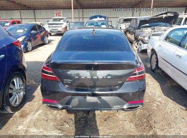 KMTG54TEXNU081959 2022 GENESIS G70 Black 