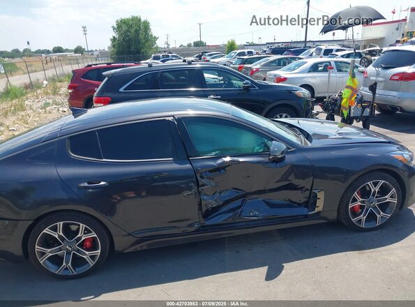 KNAE35LCXM6089446 2021 KIA STINGER Серый Вид задней части салона