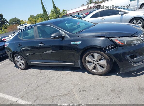 KNAGN4AD5G5099059 2016 KIA OPTIMA HYBRID Black Rear interior view